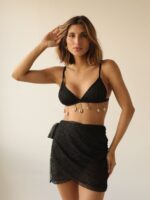 Saia Sirena Tela Preto