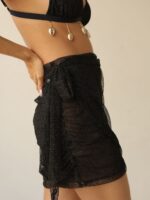 Saia Sirena Tela Preto - Imagem 3