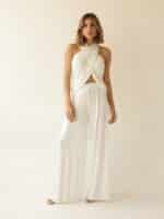 Calça Pantalona New Branco