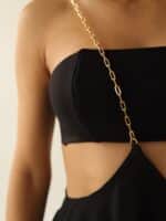 Cropped Reto Viscose Preto - Imagem 3