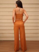Calça Reta Nervuras Mocca - Imagem 2