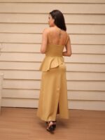 Blusa Peplum Sirena Bege - Imagem 2