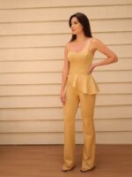 Blusa Peplum Sirena Bege - Imagem 4