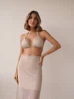 Top Strass Nude Light