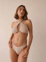 Top Cruzado Tela Nude Light