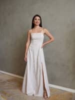 Vestido Linear Tricoline