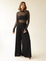 Calça Pantalona New Preto - Imagem 3
