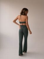 Calça Tricô Verde Ocre - Imagem 2