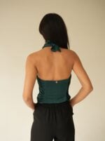 Cropped Cruzado Cetim Jade - Imagem 2