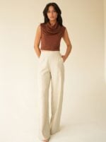 Cropped Gola Marrom