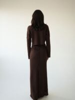Saia Piquet Marrom - Imagem 2