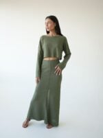 Cropped Piquet Oliva
