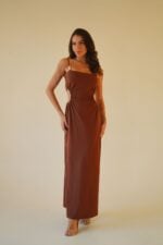 Vestido Solar Marrom