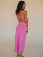 Saia Drapeada Pop Pink - Imagem 2
