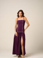 Vestido Magnólia Beterraba