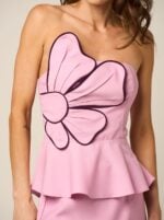 Peplum Reflora Chiclete - Imagem 4
