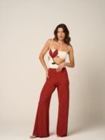 Calça Pantalona Terracota - Imagem 4