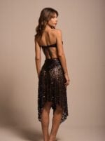 Saia Escamas Preto - Imagem 2