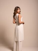 Calça Tricô Listra Branca - Imagem 2