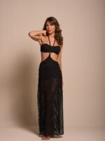 Vestido Conexão Ona Preto - Imagem 3