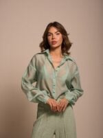 Cropped Camisa Aloe - Imagem 4