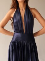 Calça Pantalona Pesponto Marinho - Imagem 4