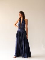 Calça Pantalona Pesponto Marinho - Imagem 5