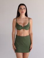 Top Aro Jacquard Croco