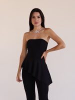 Peplum Preto