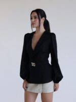 Blusa Blazer Preto