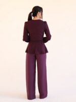 Calça Reta Nervuras Malbec - Imagem 2