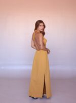Vestido Frente Degagê Dourado - Imagem 2