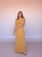 Vestido Frente Degagê Dourado - Imagem 4