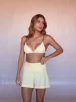 Short Cós Nervuras Rafia